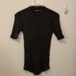 Free People Mock Neck Top